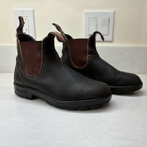 Blundstone 4.5 UK/ 7.5 US Black/ Brown Chelsea Boots